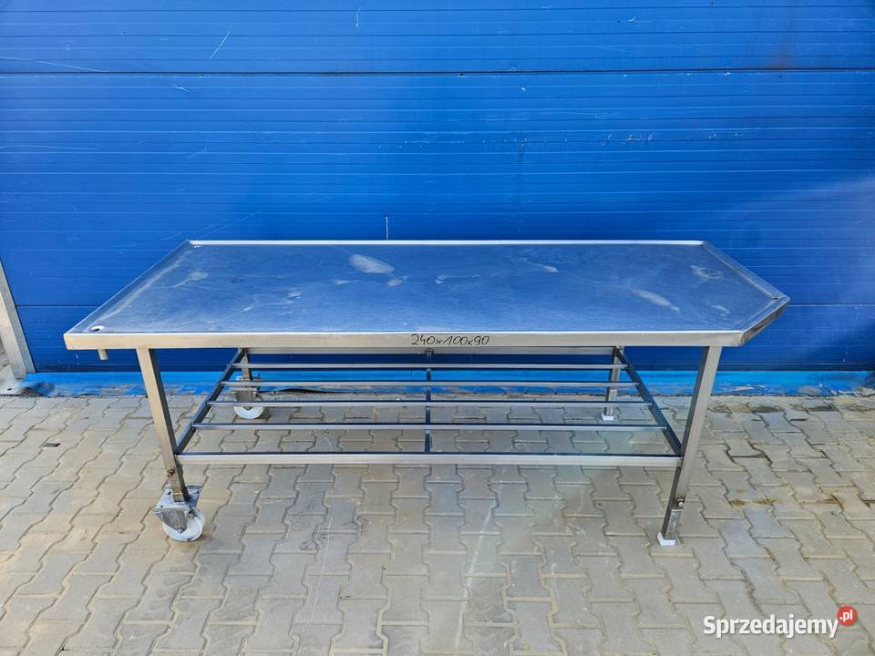 Stół masarski do nadziewarki 290x100x85 Krotoszyn sprzedam