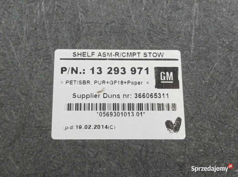 PODŁOGA BAGAŻNIKA DYWAN WYKŁADZINA HB LIFT sprzedam