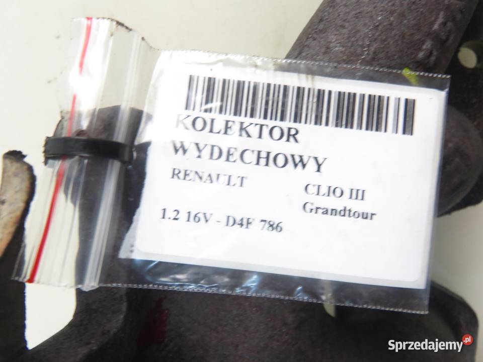 KOLEKTOR WYDECHOWY RENAULT CLIO III 12 16V TCE