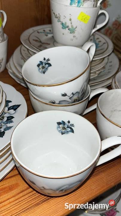 Filiżanka z talerzykiem Syg MZ Czechoslovakia Gdańsk