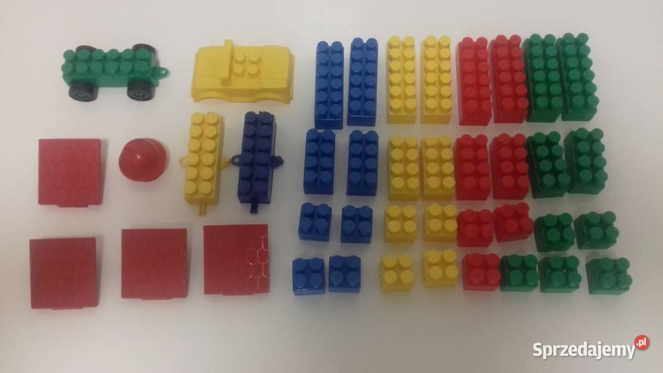 Klocki plastikowe ze strażakiem do sprzedania Plastik małopolskie Kraków sprzedam