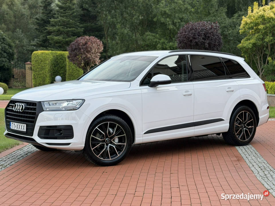 Audi Q7 30 TDI Bogato Wyposażona Polski Salon elektrochrom. lusterko wst. Widełki sprzedam
