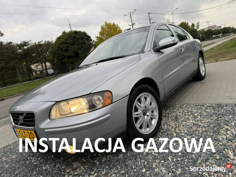 Volvo S60 Volvo S60 Lift 24B LPG 2007r Skóra nawigacja Sokołów Podlaski