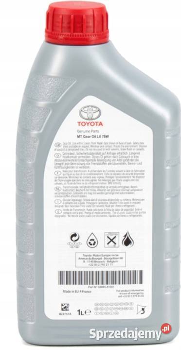 Oryginalny olej do skrzyni biegów Toyota 75W 1L Zamość
