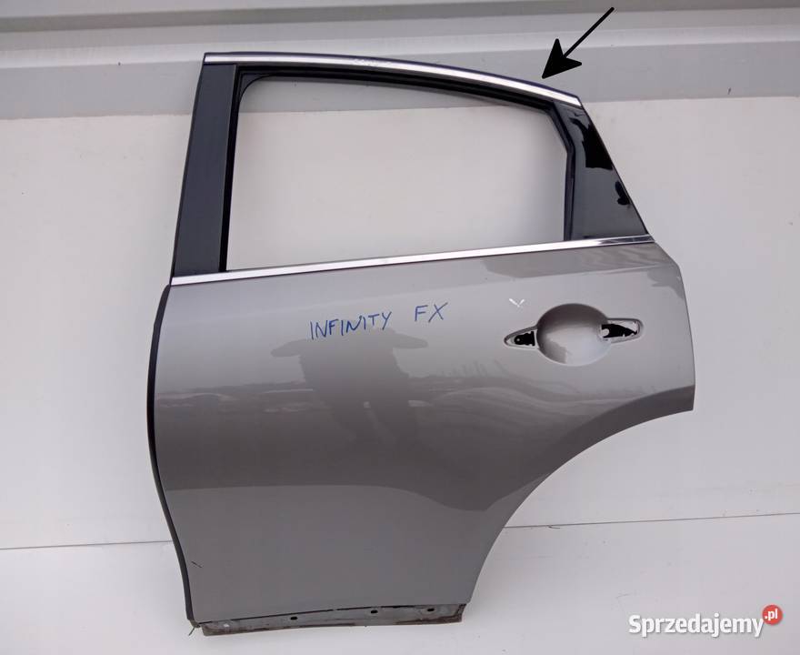 LISTWA ŁUCZEK CHROM INFINITI QX70 FX30d FX35 Nowy Tomyśl