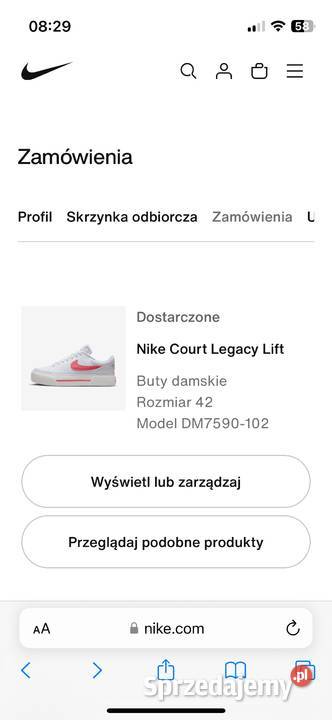 Buty damskie nike court legacy lift Lublin