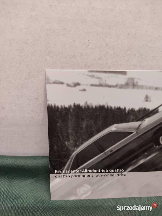 Pocztówka widokówka Audi quattro permanent