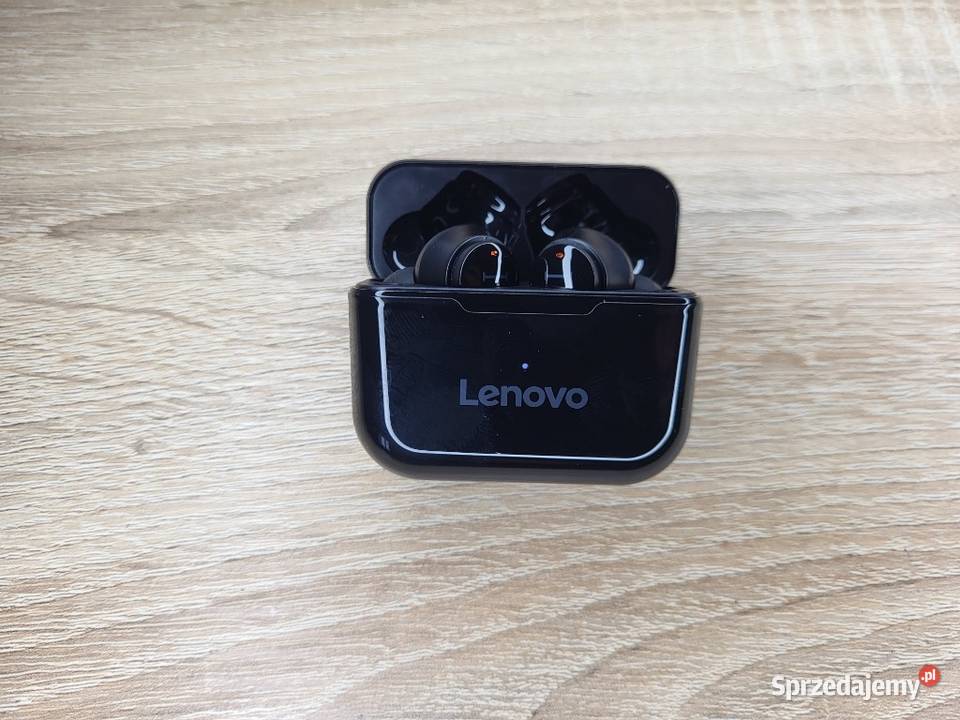 Słuchawki Bezprzewodowe Lenovo QT82 Czarne Słuchawki i głośniki zachodniopomorskie sprzedam