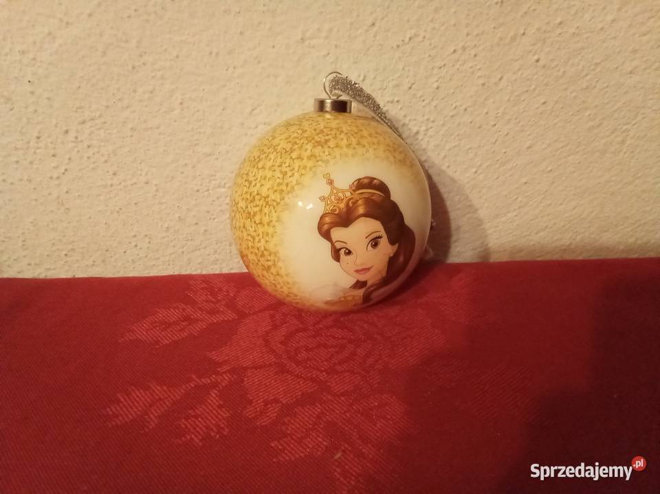 Plastikowa bombka Bella Disney Vintage Boże Narodzenie Dom i Ogród Warszawa