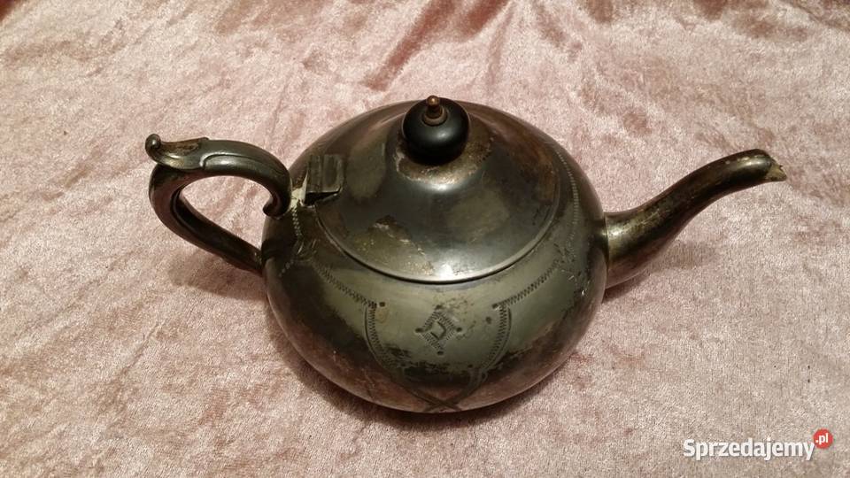 Czajnik stary angielski w kolorze metalicznym z Kraków