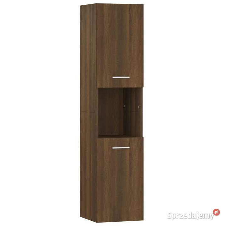 Szafka łazienkowa brązowy dąb 30x30x130 WM815641 Pozostałe Warszawa sprzedam