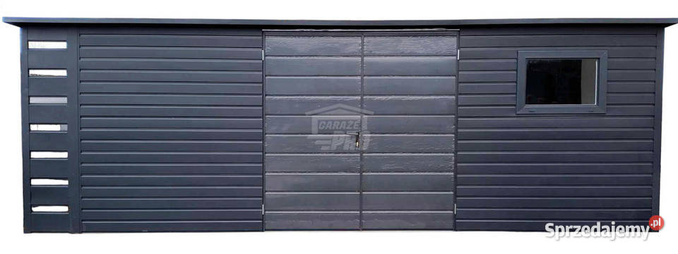 Schowek domek ogrodowy 6x25m wiata 05m Brama Domki narzędziowe