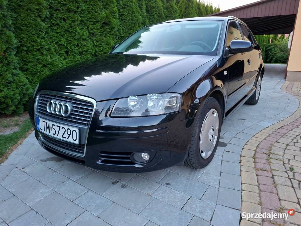 Audi A3 8P 16 MPI Benzyna LPG 2008 r 5drzwi 264 relingi dachowe Tomaszów Lubelski