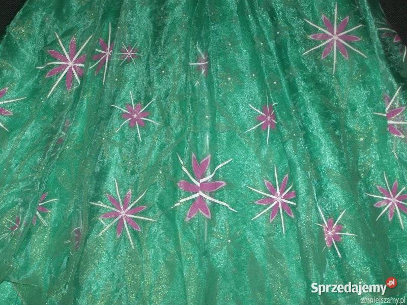 Strój kostium ELSA GORĄCZKA LODU KRAINA Frozen Siedlce