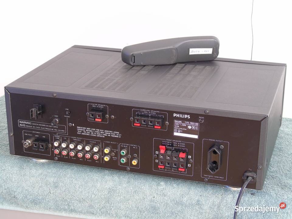 Amplituner Philips FR931 pilot mocny i sprawny Jasło