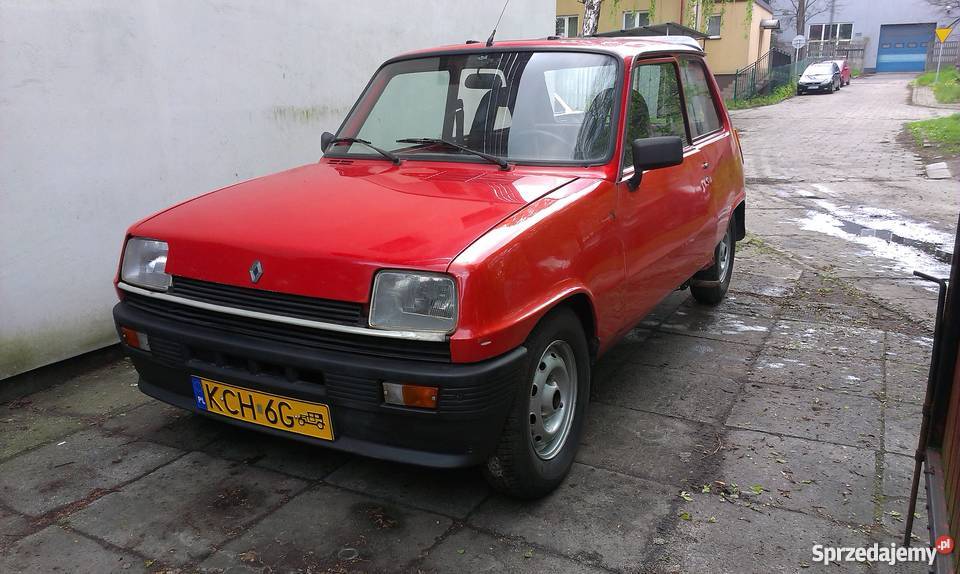 Renault R5 Żółte tablice zarejestrowany jako zabytek małopolskie Chrzanów