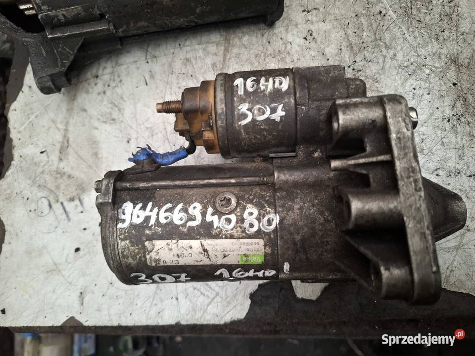 PEUGEOT 307 16 HDI rozrusznik 9646694080 świętokrzyskie Kielce sprzedam