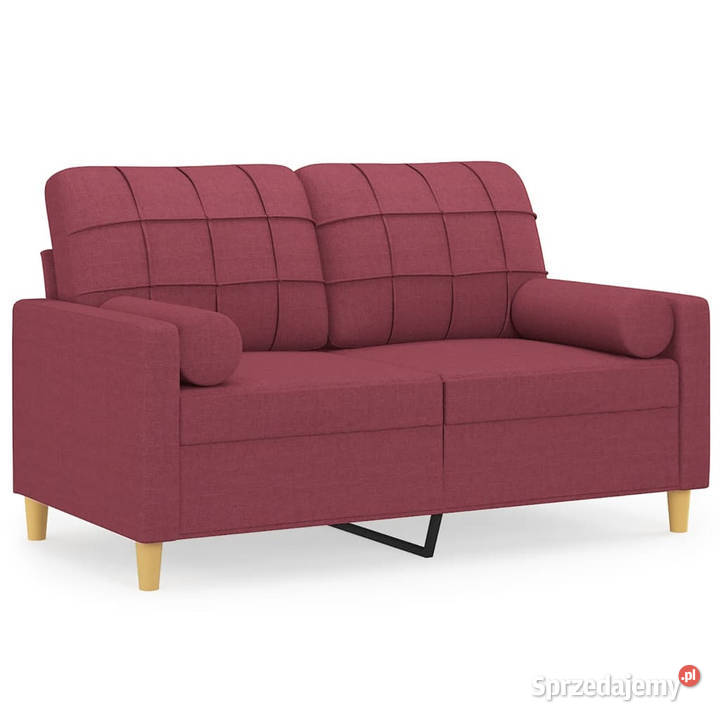 2osobowa sofa z poduszkami winna czerwień 120 Warszawa sprzedam