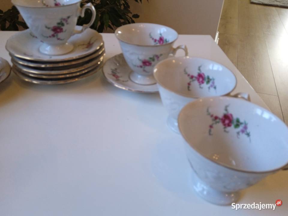 Porcelanowe Filiżanki do kawy z Wałbrzycha Andrychów sprzedam