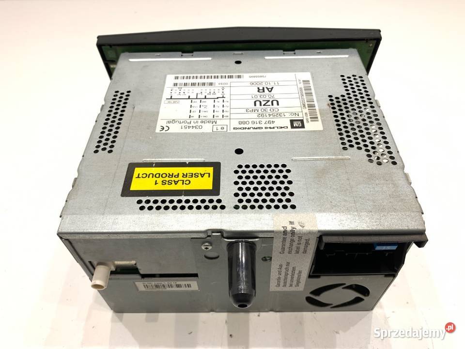 RADIO OPEL CORSA D 13254192 0614 ODTWARZACZ osobowe podkarpackie