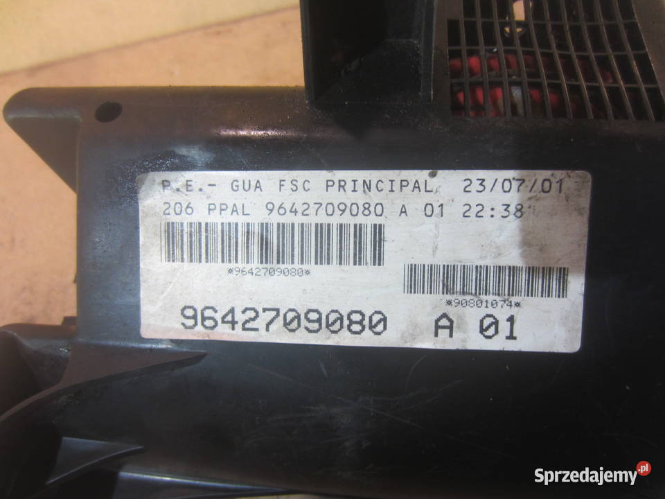 skrzynka bezpieczników peugeot 206 9642709080 Motoryzacja Szczecin