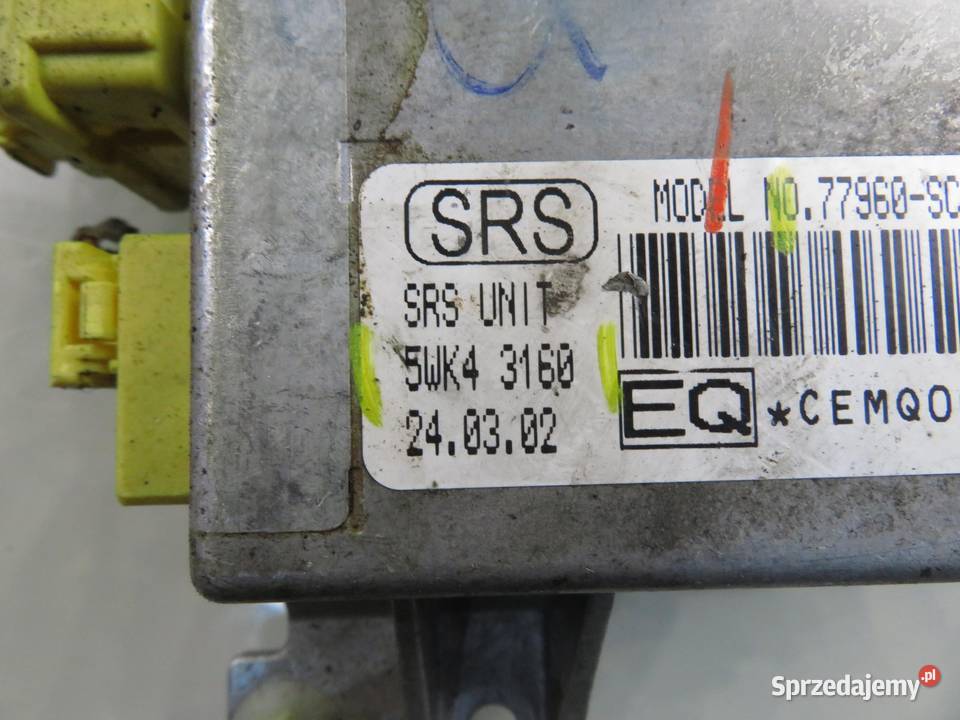 MODUŁ AIRBAG HONDA CRV II 77960SCAG930M3