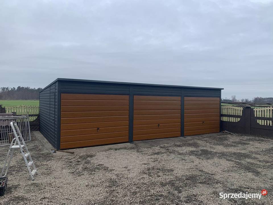 Wzmacniane garaże blaszane każdy wymiar mazowieckie Płońsk