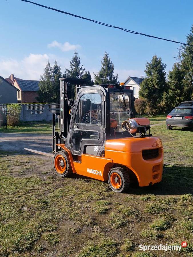 Wózek widłowy HANGCHA 35 ogrzewana kabina Poręba