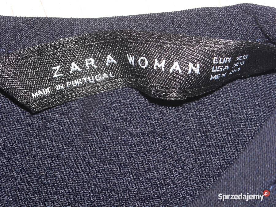granatowa bluzka zara xs sprzedam