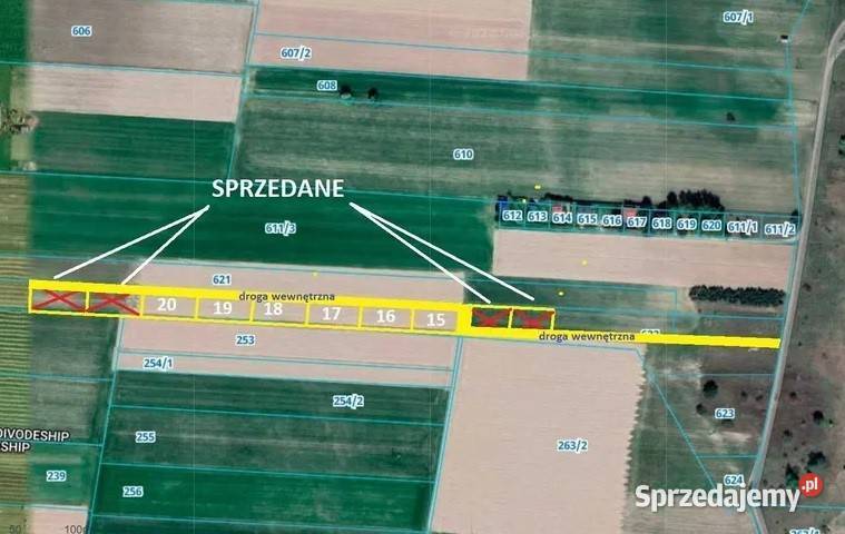 Działki rekreacyjne zalewem Jeziorsko z WZ wielkopolskie Miłkowice