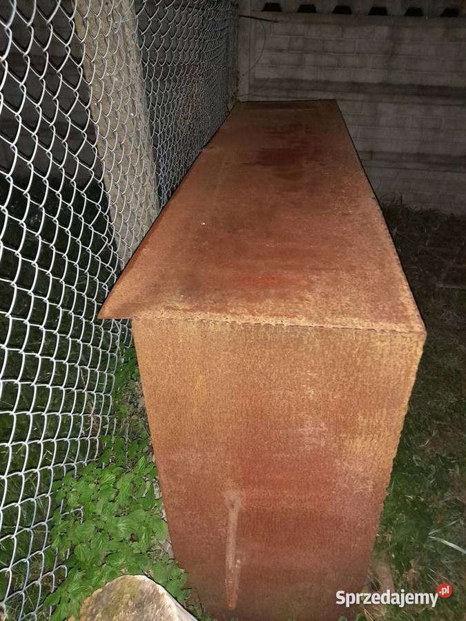 Zbiornik pojemnik na wapno zaprawę metalowy