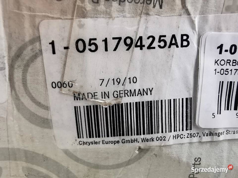 KORBOWÓD MERCEDESBENZ SPRINTER 906 NOWY sprzedam