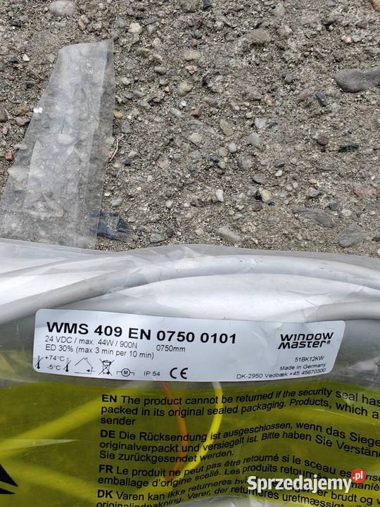 Siłownik okienny WindowMaster WMS 409 EN