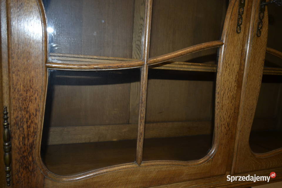 witryna ludwikowska lity dąb Meble Będzin