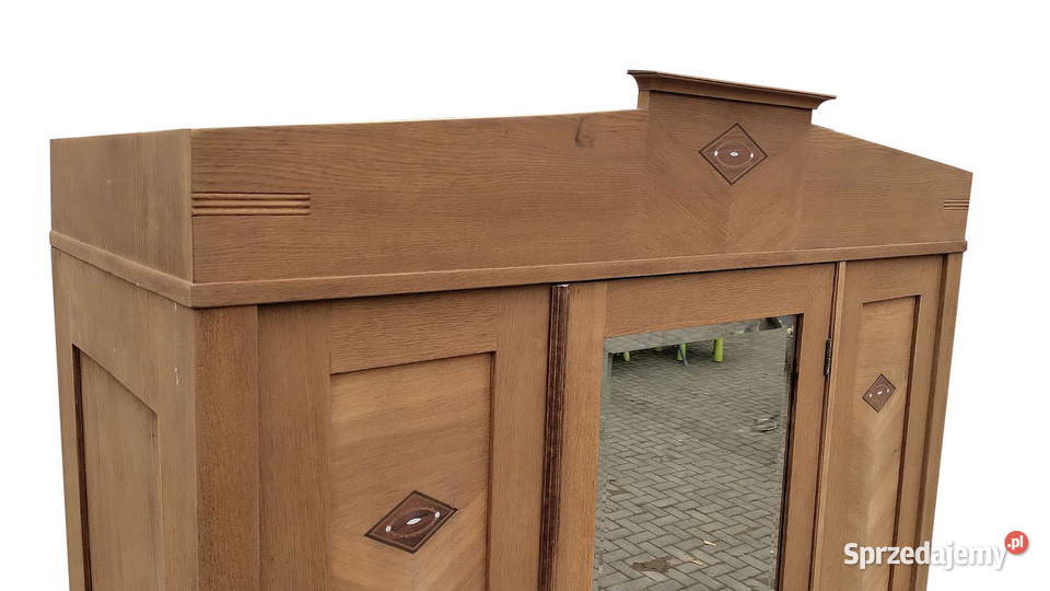 WSPANIAŁA SZAFA SECESYJNA Szczecin