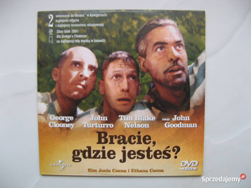 DVD Bracie gdzie jesteś George Clooney John Poznań