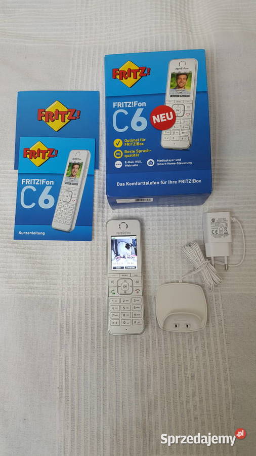 AVM FRITZFon C6 TELEFON STACJONARNY DECT VoIP Poznań