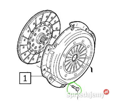 ŚRUBY DOCISKU SPRZĘGŁA MANUAL M8X14 VOLVO C30 Mielęcin
