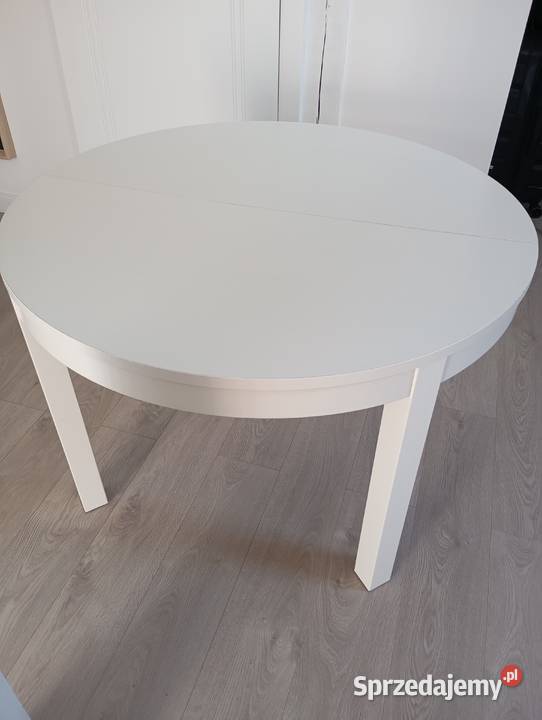 Stół okrągły ikea bjursta rozkładany 90 Lipniki
