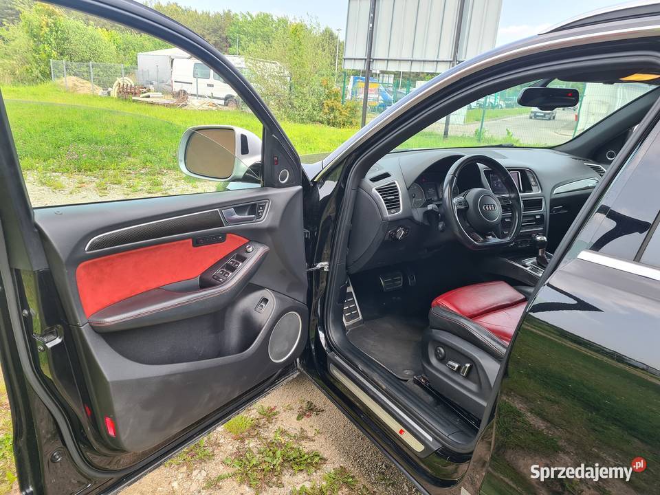 Audi SQ5 V6 340 Bezwypadkowy Niski przebieg elektrycznie ustawiane fotele Olsztyn sprzedam