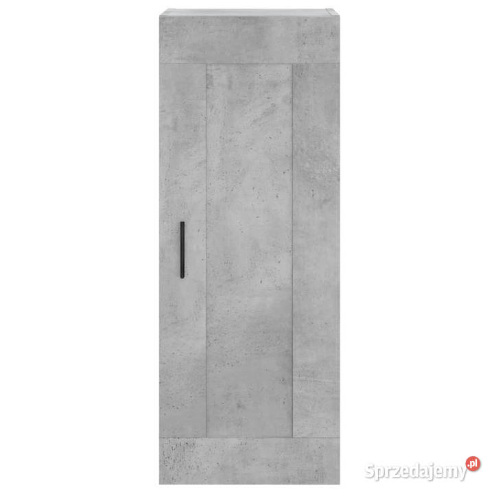 Wysoka szafka szarość betonu 345x34x180 Pozostałe Warszawa