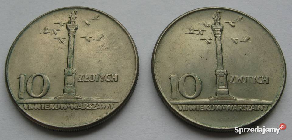 10 Kolumna Zygmunta 1965 Duża inne 10 Kolumna Dąbrowa Górnicza