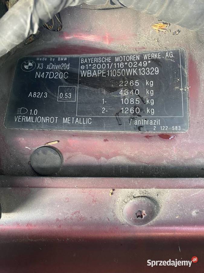 BMW X3 xDrive 20 D Automat automatyczna