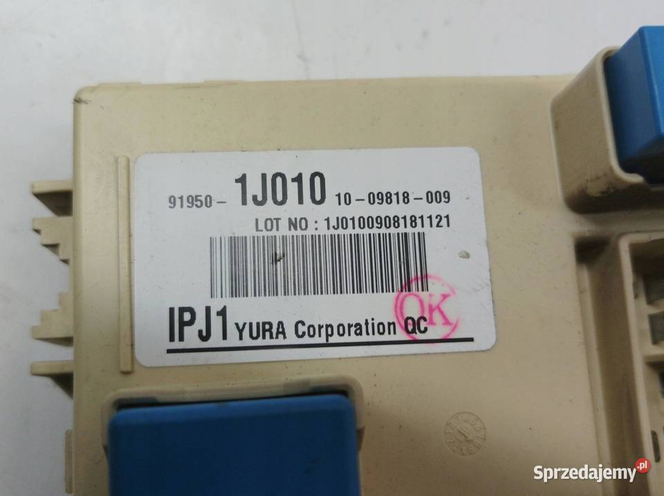 SKRZYNKA BEZPIECZNIKÓW 919501J010 1009818009 13