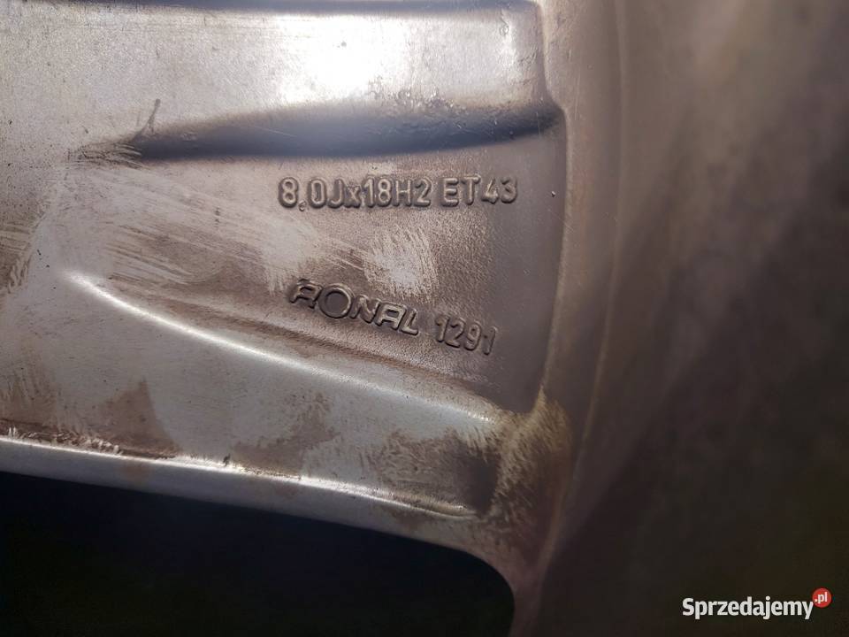 Alufelgi Audi Ronal 5x112 R18 8J ET 43 Andrychów