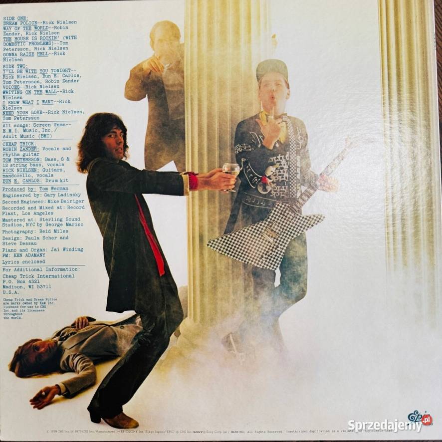 Cheap Trick Dream Police EXNM Japan Obi LP 1979 płyta winylowa Warszawa sprzedam