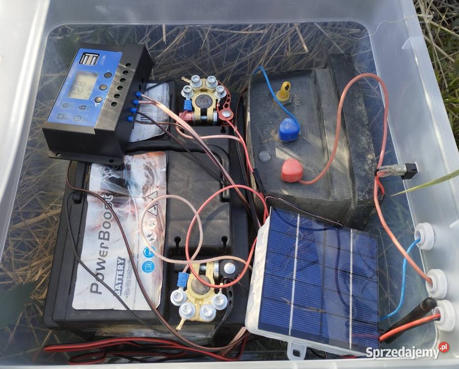 Miernik napięcia 12V akumulatora LoRa ESP32 wielkopolskie Warszew