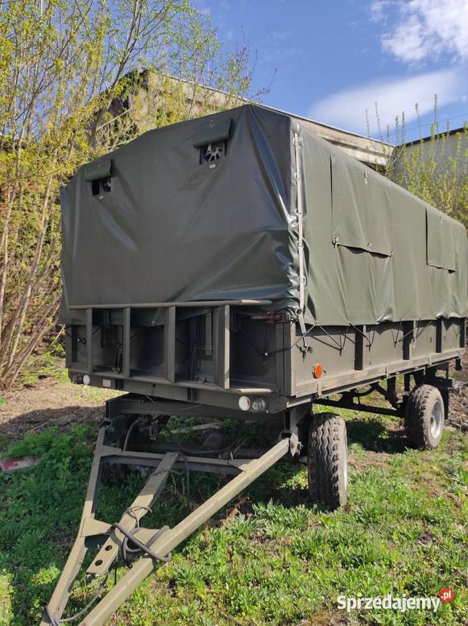 Przyczepa d46 45 tony stan perfekcyjny z wojska Ostrowiec Świętokrzyski sprzedam