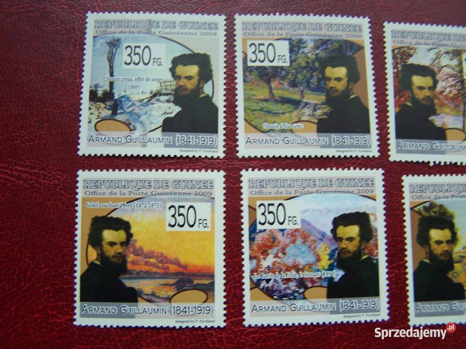 Gwinea 2009 MNH Sztuka Malarstwo A Guillaumin Tychy