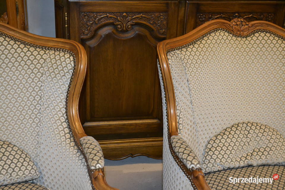 fotele ludwikowskie francja śląskie Będzin